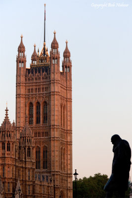 Churchill and Parliament - London, UK