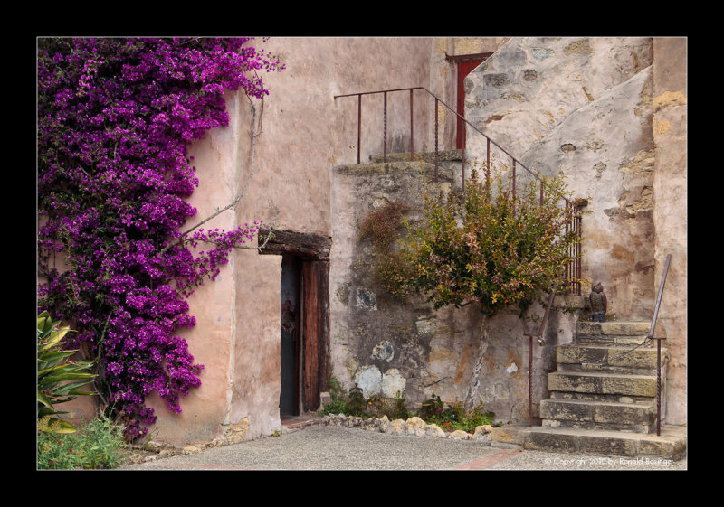 Stairway in Carmel Mission