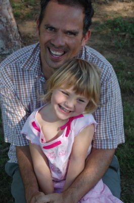 Madison and Uncle Larry, 10-25-2008