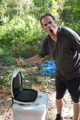 Me Grilling with New Grill, September 3rd