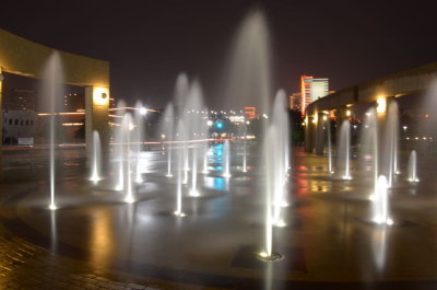 Downtown Shreveport LA At Night-Time