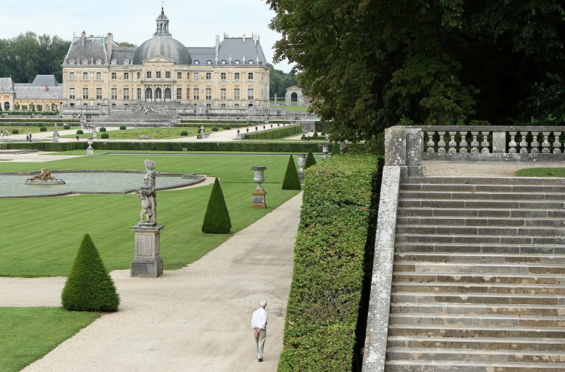 Visite du chteau de Vaux le Vicomte