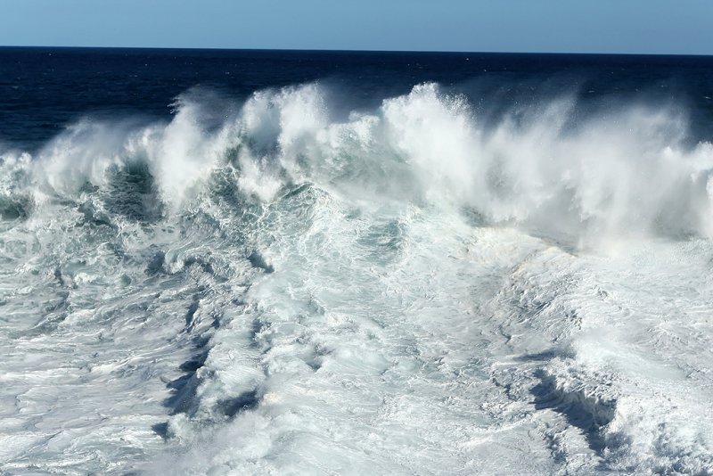 Forte houle au Cap Mchant (le 3 septembre 2008)