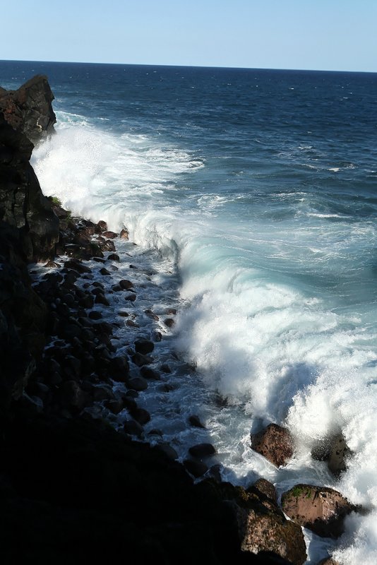 Forte houle au Cap Mchant (le 3 septembre 2008)