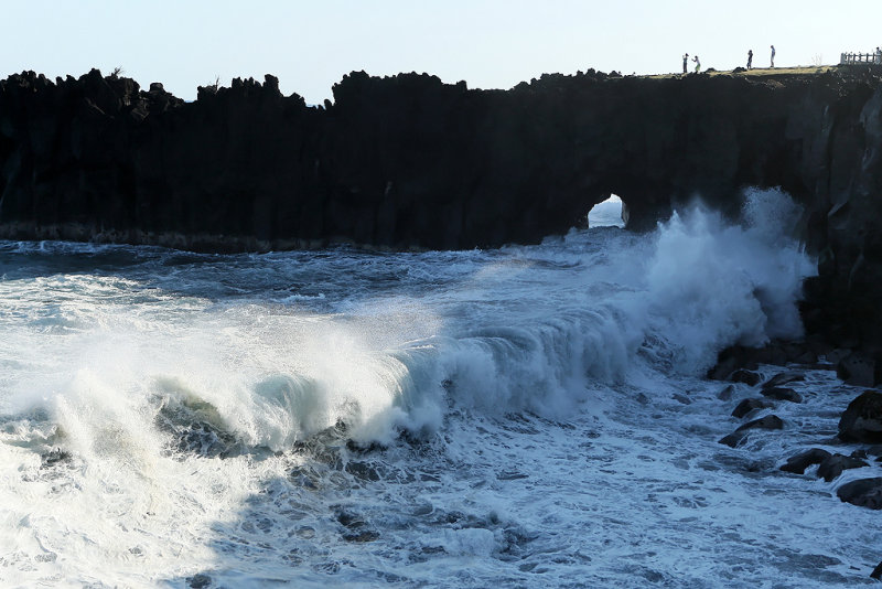 Forte houle au Cap Mchant (le 3 septembre 2008)