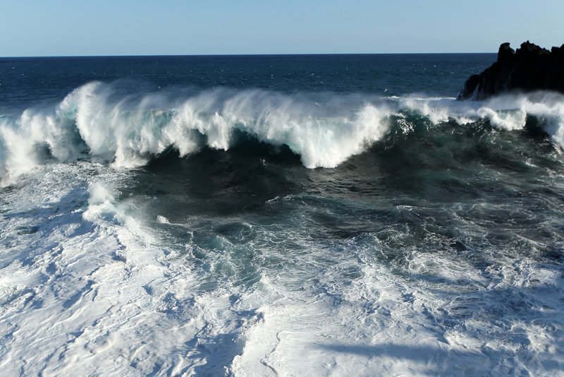 Forte houle au Cap Mchant (le 3 septembre 2008)