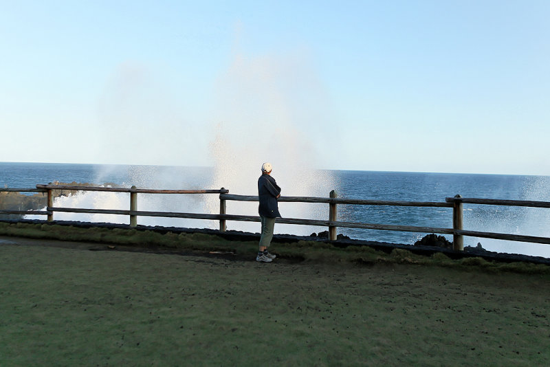 Forte houle au Cap Mchant (le 3 septembre 2008)