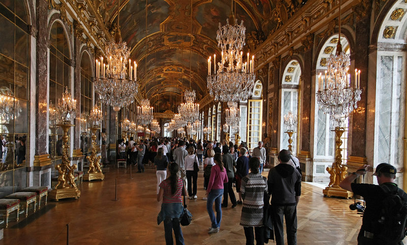 Le Parcours du Roi, visite du chteau de Versailles en fin de journe