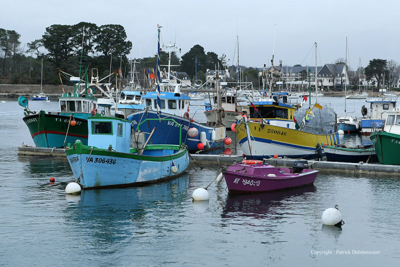 La presqu'le de Sn, son chemin ctier, Port-Anna, l'embarcadre de Bararac'h