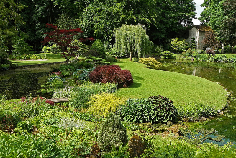 Visite du parc du chteau de Courances dans lEssonne