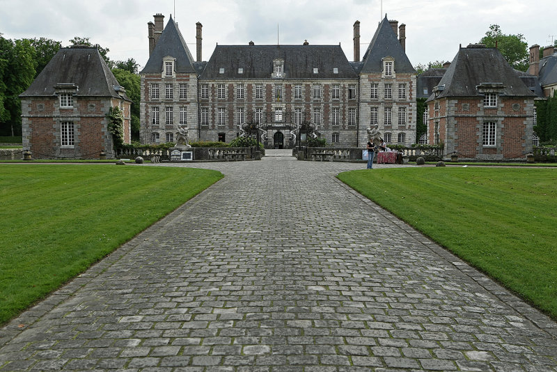 Visite du parc du chteau de Courances dans lEssonne