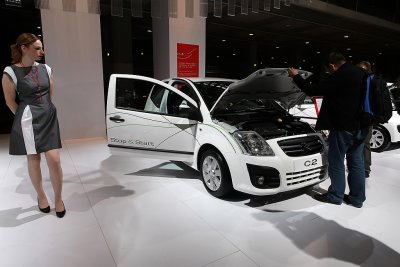 Mondial de l'Automobile 2008 - Sur le stand de Citron