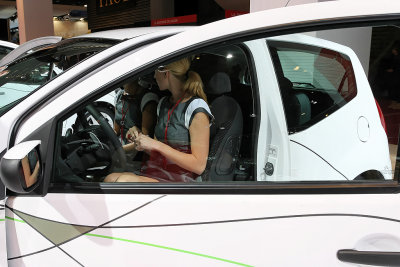 Mondial de l'Automobile 2008 - Sur le stand de Citron