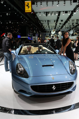 Mondial de l'Automobile 2008 - Sur le stand de la marque Ferrari