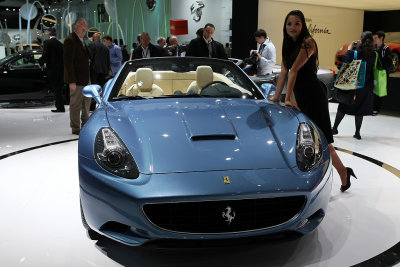 Mondial de l'Automobile 2008 - Sur le stand de la marque Ferrari