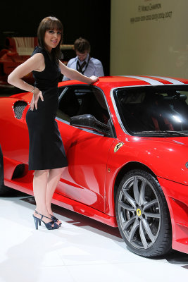 Mondial de l'Automobile 2008 - Sur le stand de la marque Ferrari