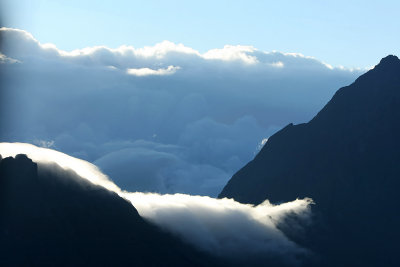 Le cirque de Mafate depuis le point de vue du Mado