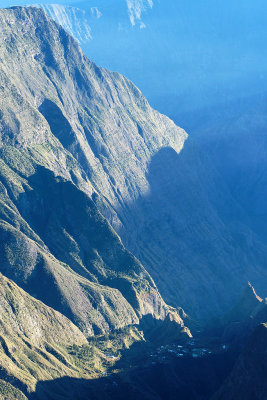 Le cirque de Mafate depuis le point de vue du Mado