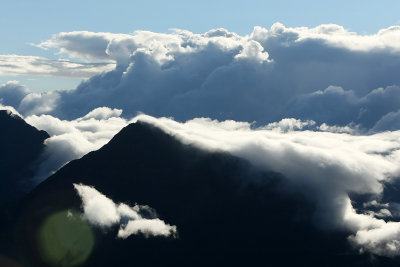 Le cirque de Mafate depuis le point de vue du Mado