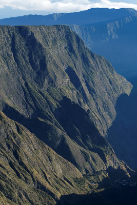 Le cirque de Mafate depuis le point de vue du Mado