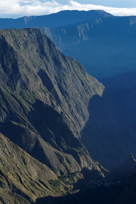 Le cirque de Mafate depuis le point de vue du Mado