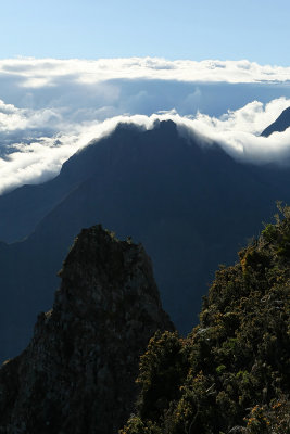 Le cirque de Mafate depuis le point de vue du Mado