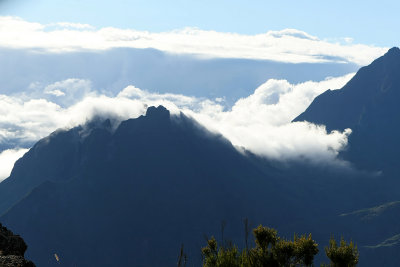 Le cirque de Mafate depuis le point de vue du Mado