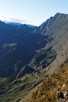 Le cirque de Mafate depuis le point de vue du Mado