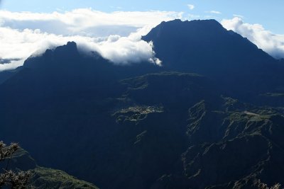 Le cirque de Mafate depuis le point de vue du Mado