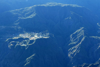 Le cirque de Mafate depuis le point de vue du Mado