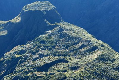 Le cirque de Mafate depuis le point de vue du Mado