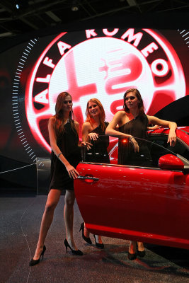 Mondial de l'Automobile 2008 - Sur le stand Alfa Romo
