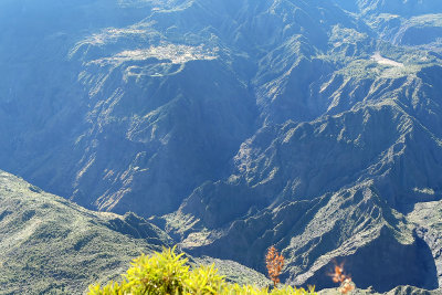 Le cirque de Mafate depuis le point de vue du Mado