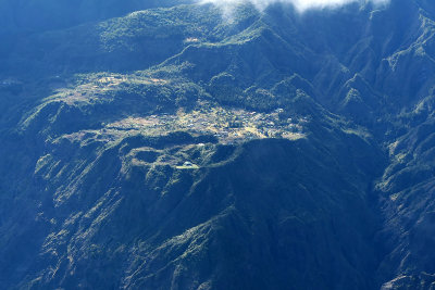 Le cirque de Mafate depuis le point de vue du Mado