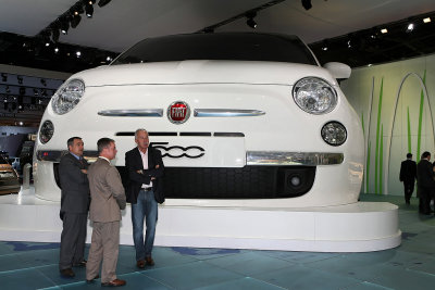 Mondial de l'Automobile 2008 - Sur le stand Fiat
