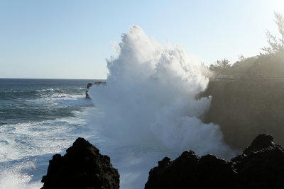 Forte houle au Cap Mchant (le 3 septembre 2008)