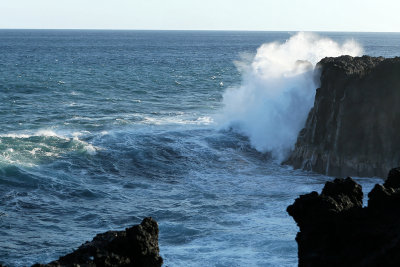 Forte houle au Cap Mchant (le 3 septembre 2008)