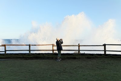 Forte houle au Cap Mchant (le 3 septembre 2008)