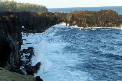 Forte houle au Cap Mchant (le 3 septembre 2008)