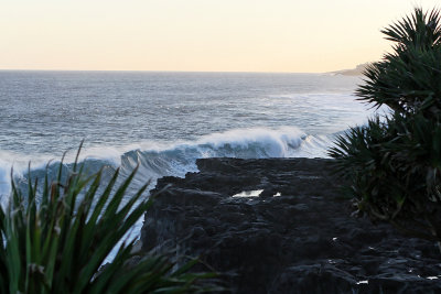 Forte houle au Cap Mchant (le 3 septembre 2008)