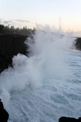 Forte houle au Cap Mchant (le 3 septembre 2008)