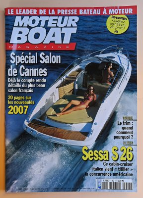 Revue Moteur Boat d'octobre  2006