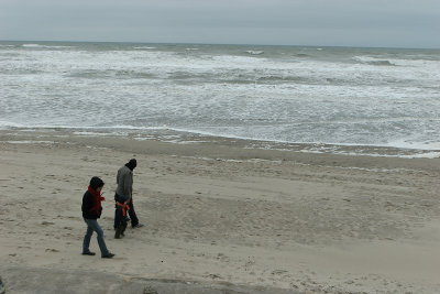 Sur la plage de Berck le week-end des 6 heures de Berck 2008