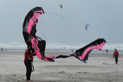 Sur la plage de Berck le week-end des 6 heures de Berck 2008