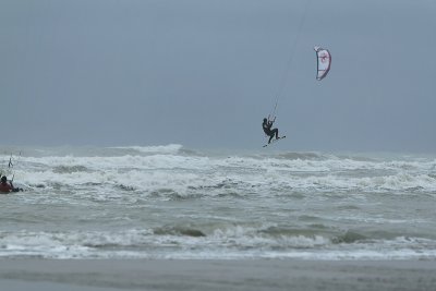 Sur la plage de Berck le week-end des 6 heures de Berck 2008