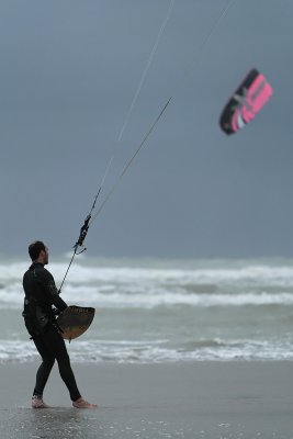 Sur la plage de Berck le week-end des 6 heures de Berck 2008