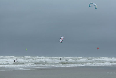 Sur la plage de Berck le week-end des 6 heures de Berck 2008