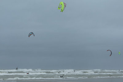 Sur la plage de Berck le week-end des 6 heures de Berck 2008