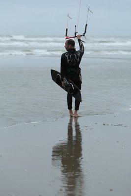 Sur la plage de Berck le week-end des 6 heures de Berck 2008