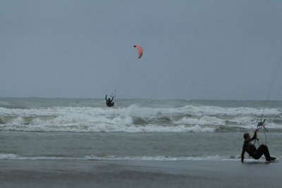 Sur la plage de Berck le week-end des 6 heures de Berck 2008